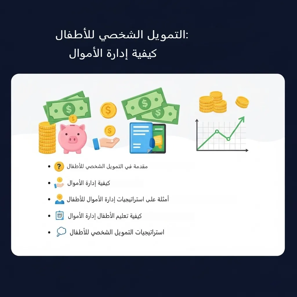 المالية الشخصية للأطفال: كيفية إدارة المال